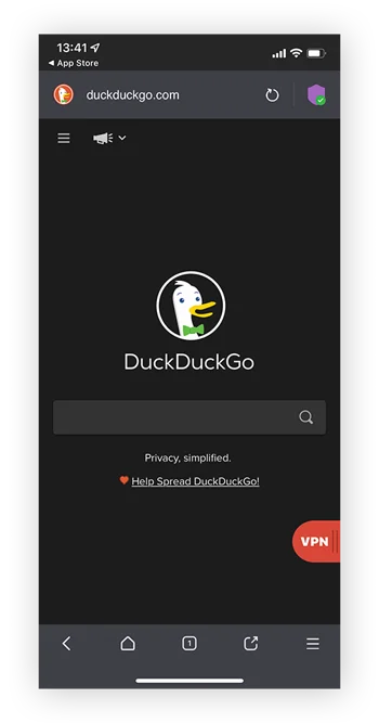 暗网版DuckDuckGo可以帮助您导航洋葱网站和暗网连结。