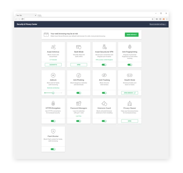 Avast Secure Browser是一款私人、安全的浏览器，可保护你在线安全。